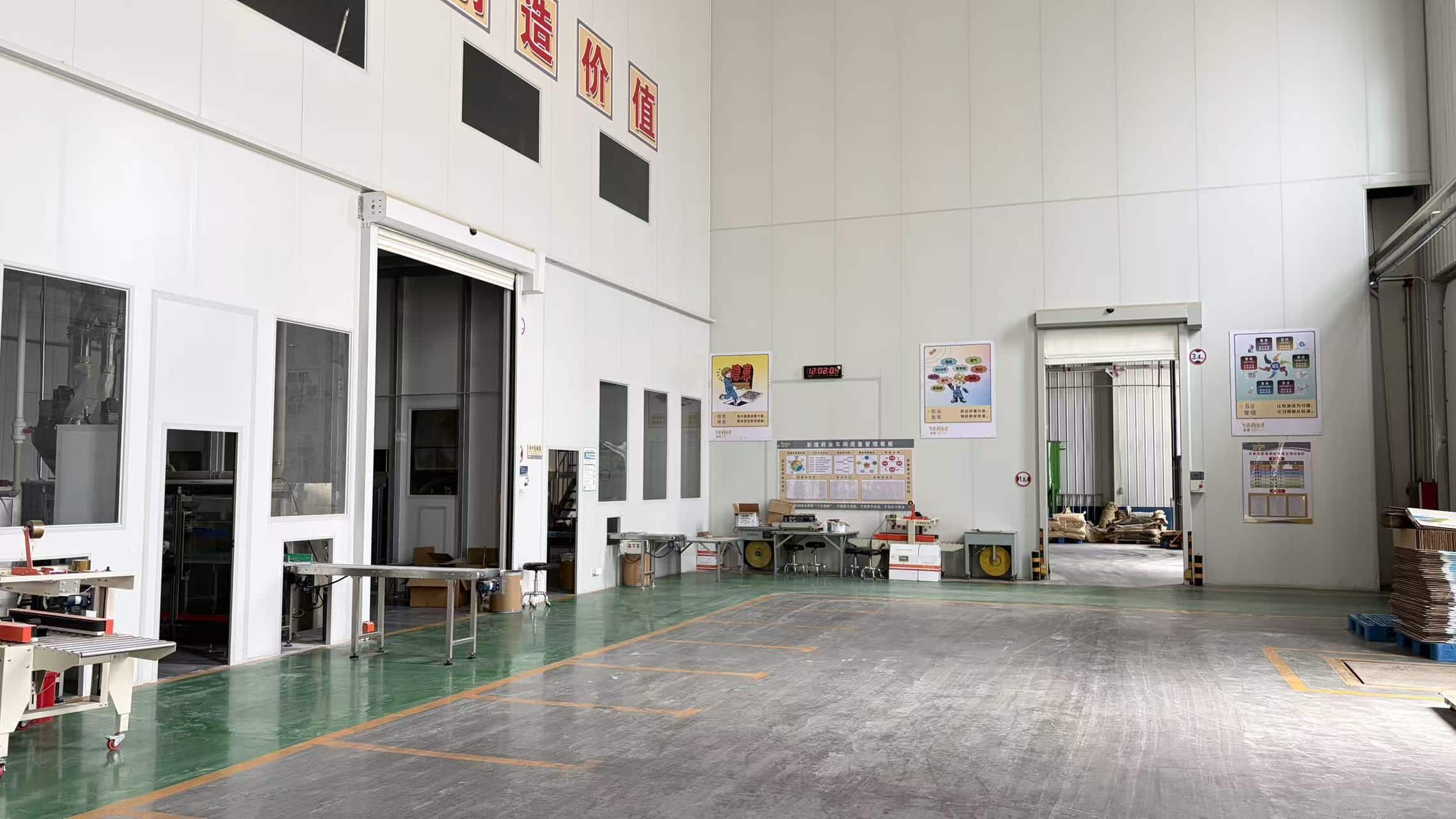 Workshop for producing solid pesticides